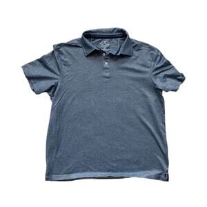 Nat Nast Luxury Originals Men's Blue Short Sleeve Polo Golf Shirt Size Large